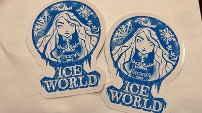 CLEARANCE! 2019 Ice World Sticker - LIMITED QUANTITIES
