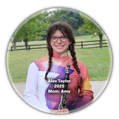 Option 1 - 3 lines of Text- Marcher Name - Year of Graduation - Supporters name