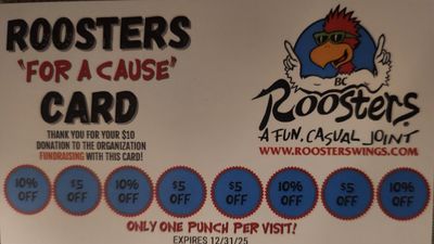 Roosters &quot;For A Cause&quot; Card