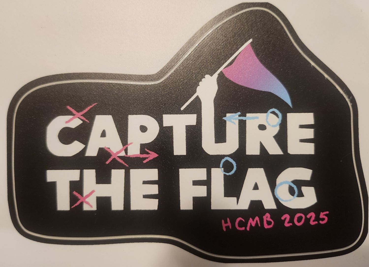 2025 Capture the Flag Stickers (Black &amp; White)