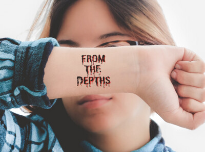 CLEARANCE! 2022 From the Depths Temporary Tattoo