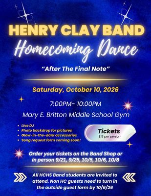 2026 Band Homecoming Tickets