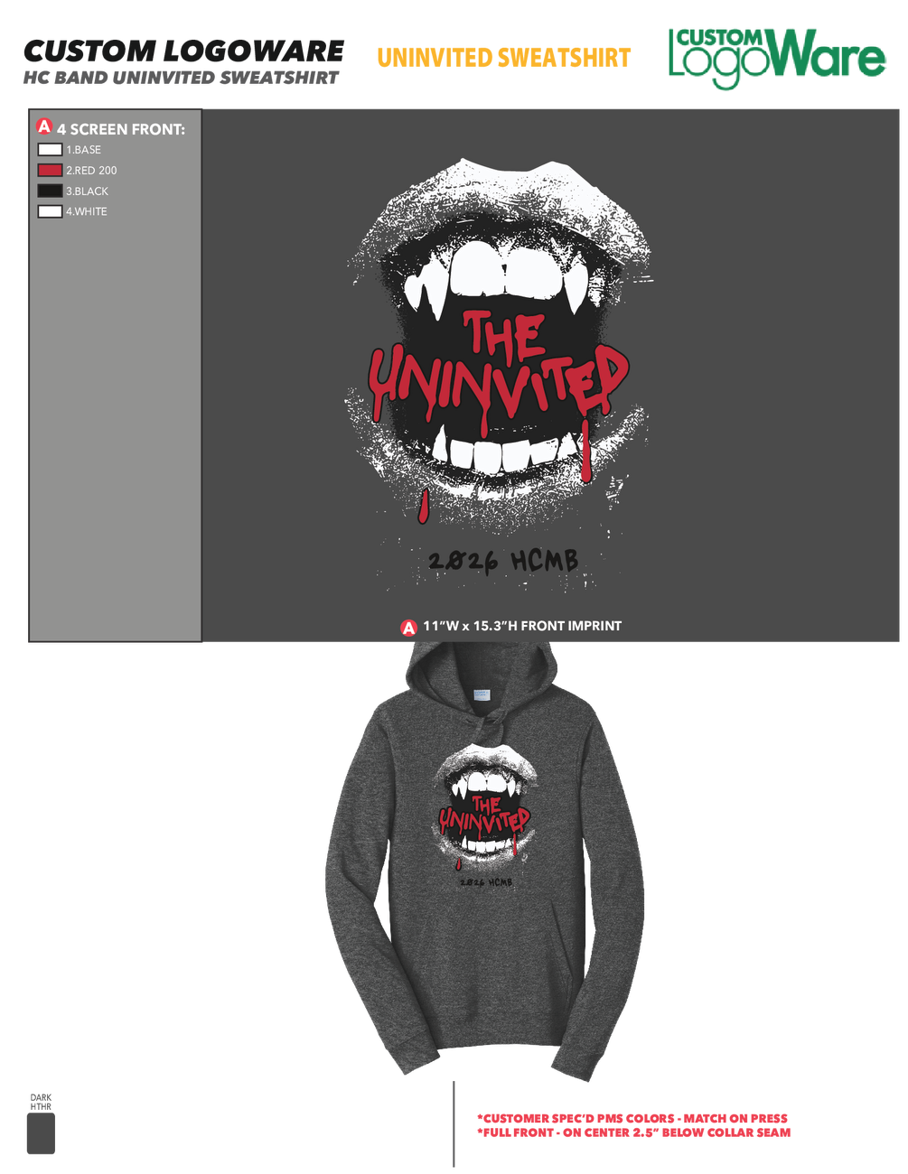 The Uninvited 2026 Hooded Sweatshirt