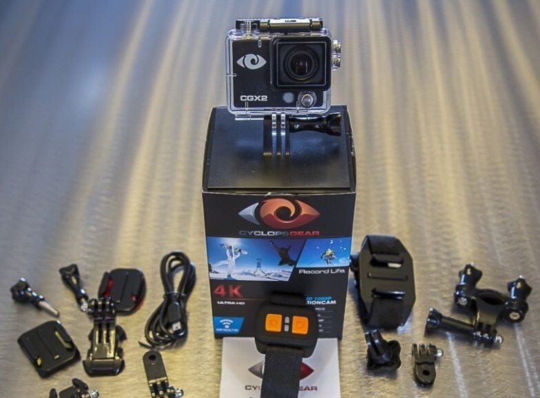 Cyclops Gear CGX2 Caméra d&#39;action Wi-Fi 4K