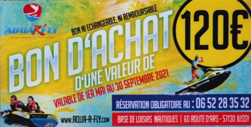 BON D&#39;ACHAT DE 120€
