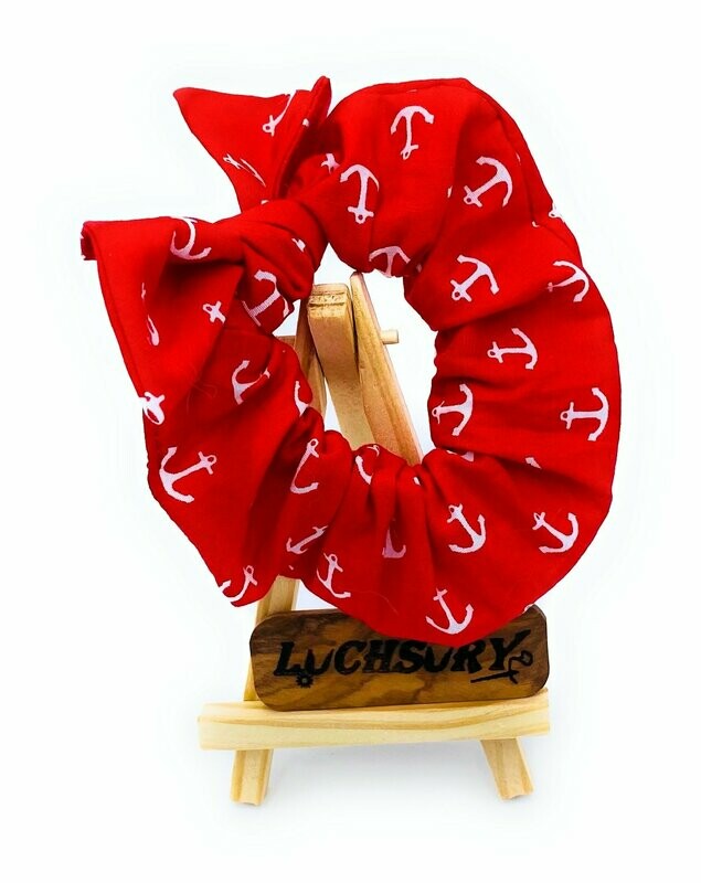 Haargummi / Scrunchies -Anker-Rot-Weiß Haargummi / Scrunchies -Anker-Rot-Weiß