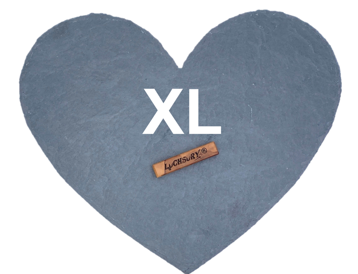 Schieferherz Personalisiert Größe XL
