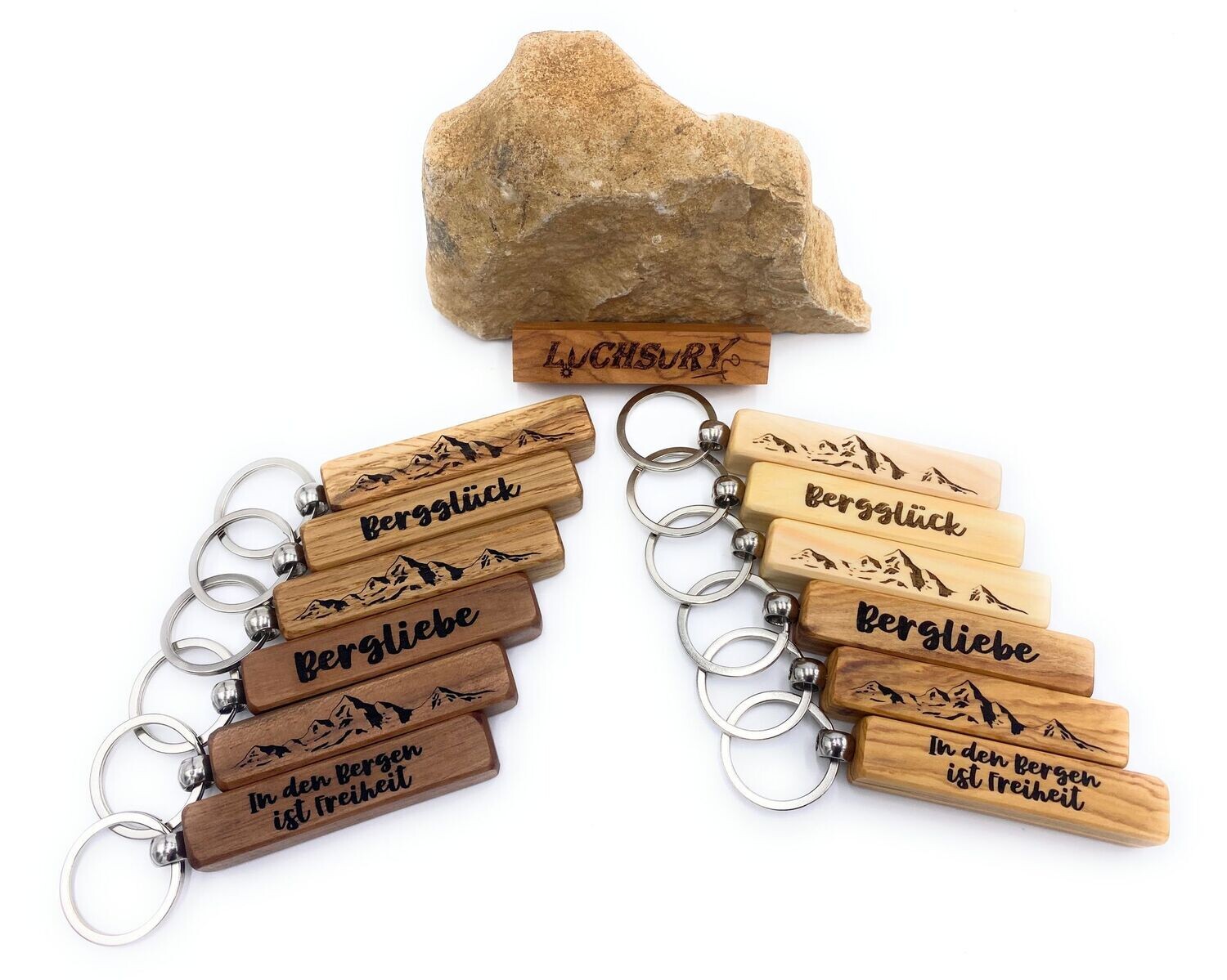 Schlüsselanhänger Bergmotive frei kombinierbar