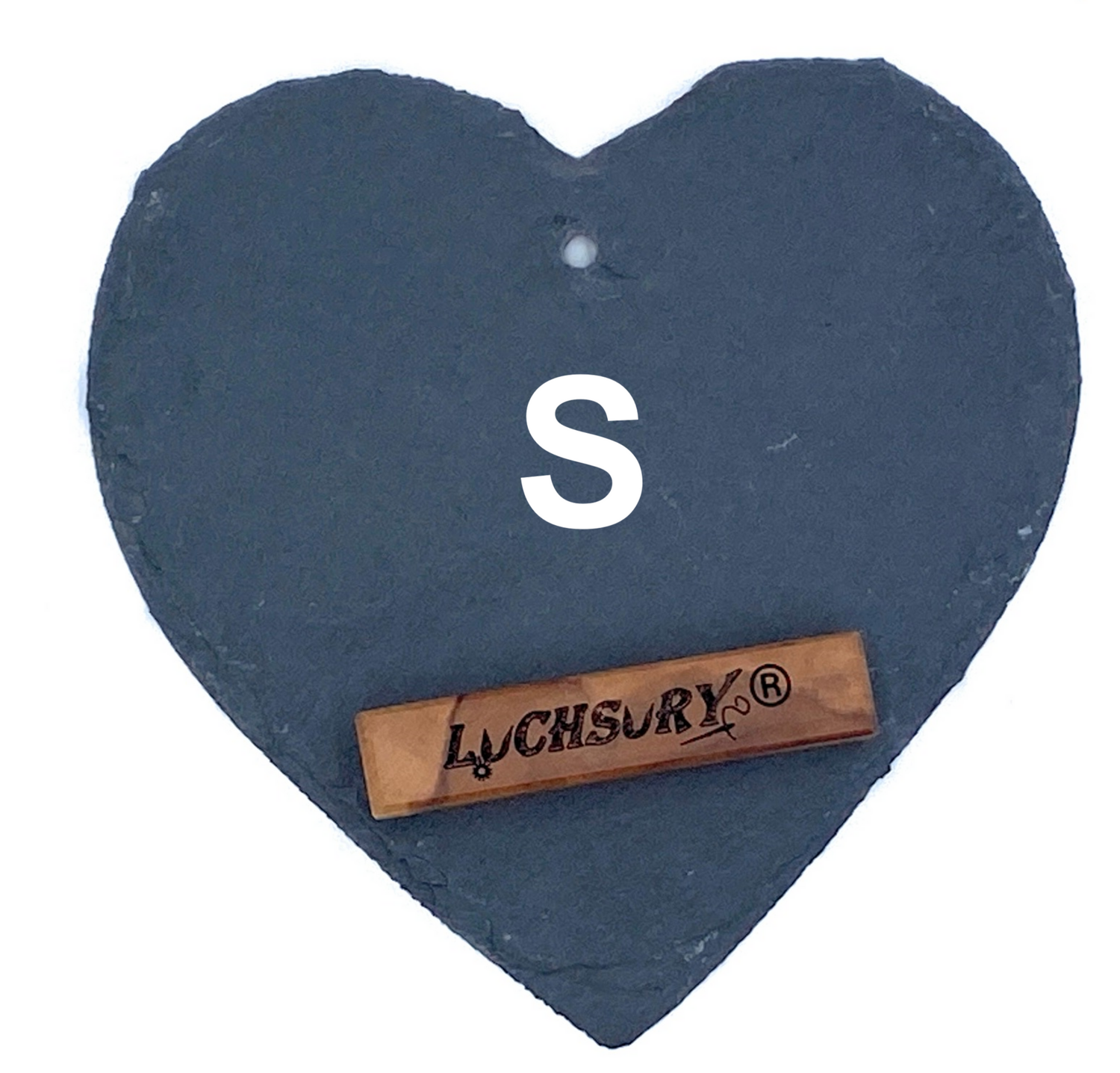 Schieferherz Personalisiert Größe S