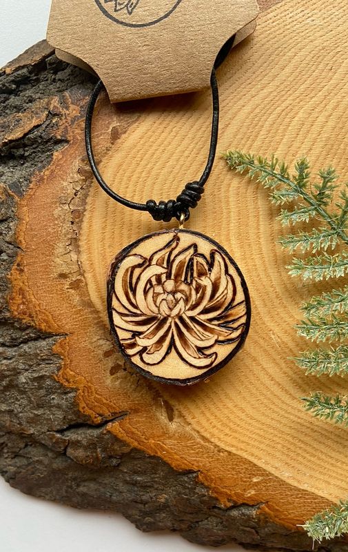 Chrysanthemum Pendant