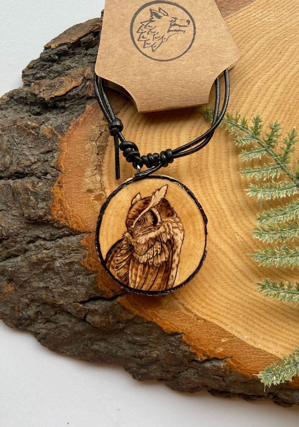 Great Horned Owl Pendant