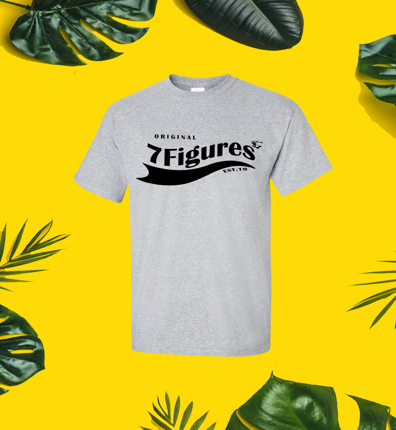 Gray 7Figures T Shirt