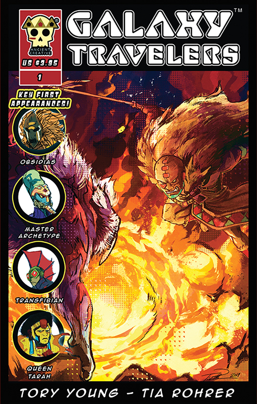 Galaxy Travelers Issue #1 Comic and Card Bundle