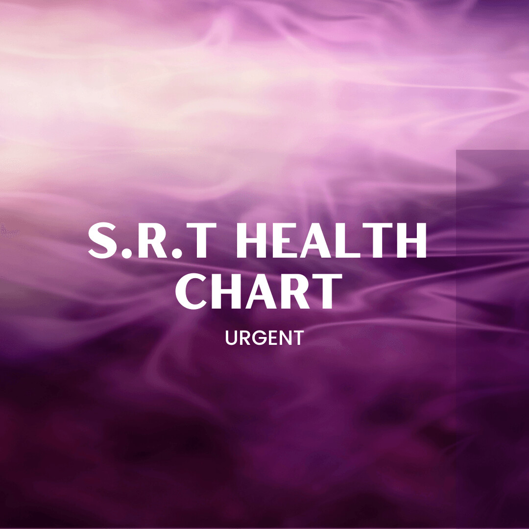 S.R.T HEALTH CHARTS Remote Session w/ Debbie (URGENT) (Humans and Pets)