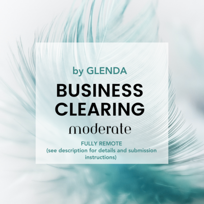 BUSINESS CLEARING: Moderate, by Glenda (see description)