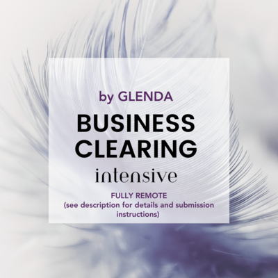 BUSINESS CLEARING: INTENSIVE by Glenda (see description)
