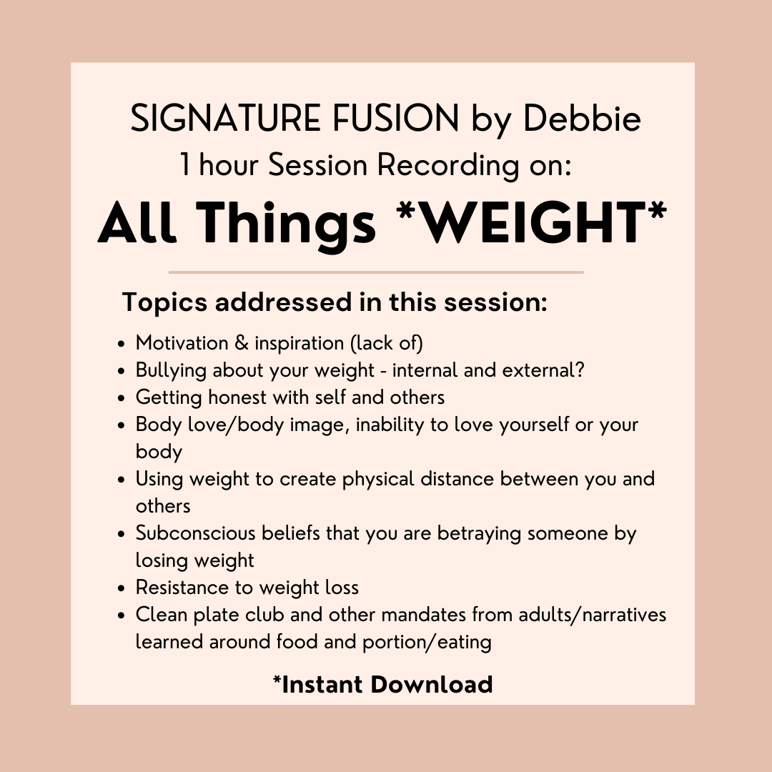 3. WEIGHT LOSS Healing/Clearing Session RECORDING (see description) (7/10)
