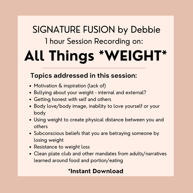 3. WEIGHT LOSS Healing/Clearing Session RECORDING (see description) (7/10)