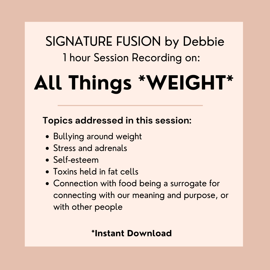 1. WEIGHT LOSS Healing/Clearing Session Recording Debbie (see description) (5/15)