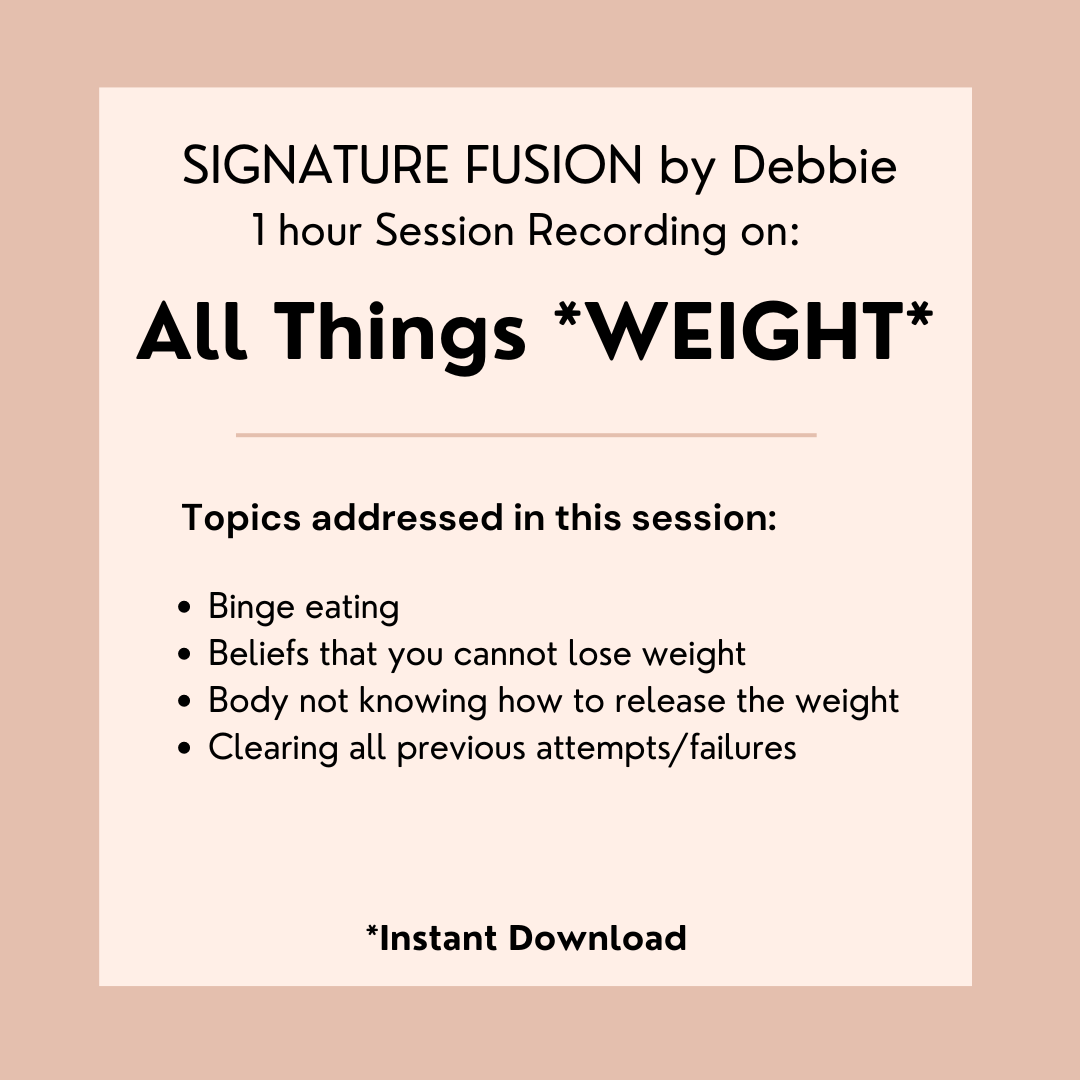 4. WEIGHT LOSS Healing/Clearing Session RECORDING (see description) (8/28)