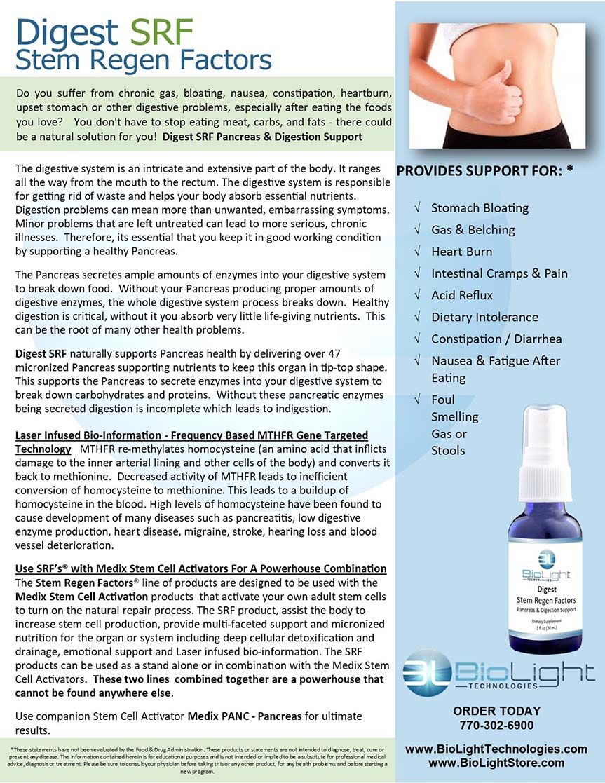 BioLight: Digest SRF (standard USA shipping included)