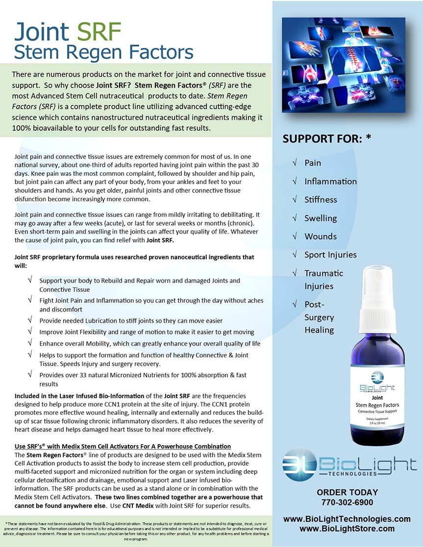 BioLight: Joint SRF (USPS shipping included)