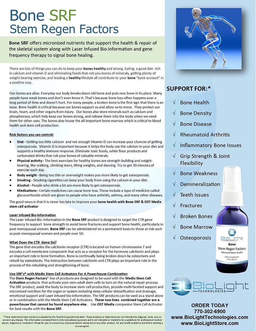 BioLight: Bone SRF (USPS shipping included)