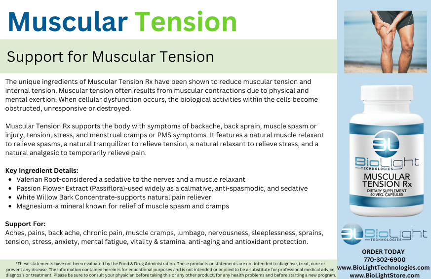 BioLight: Muscular Tension (USPS shipping included)
