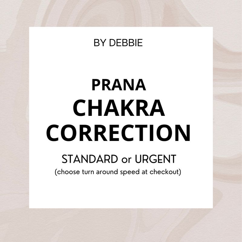 Prana Chakra Correcting/Opening : Remote Session by Debbie