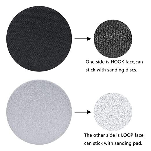 Interface Pad Hook and Loop Soft Sponge Cushion Buffing Pads (2 Pack)