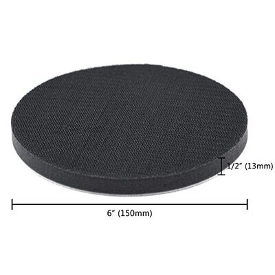 6 Inch (150mm) Interface Pad Hook and Loop Soft Sponge Cushion Buffing Pads, 2 Pack