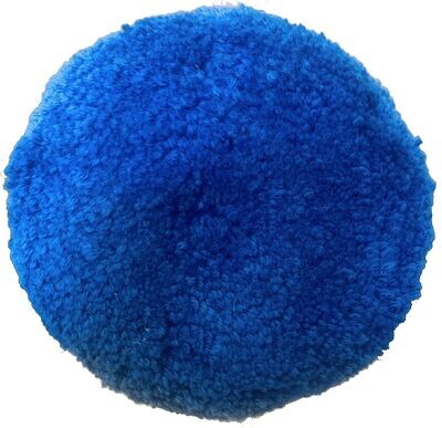 8" Low Lint Blue Wool Pad