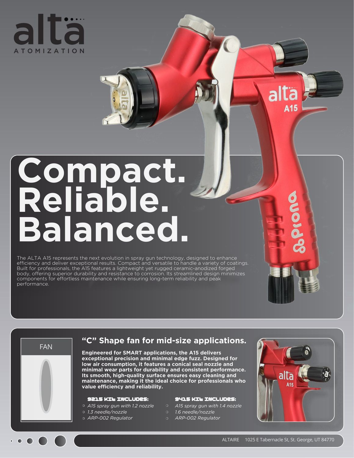A15 Spray Gun Parts