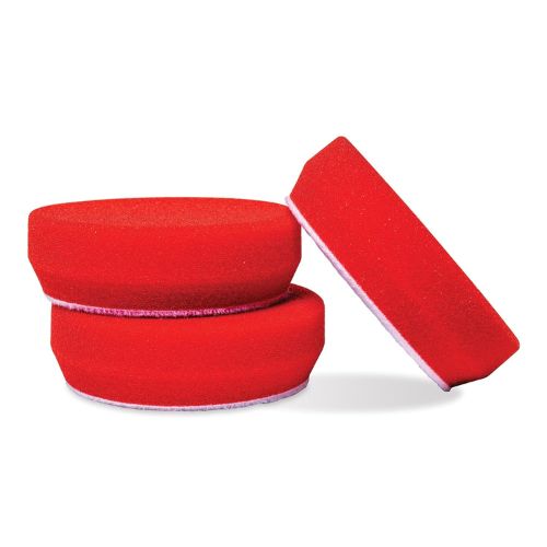 3” Red Foam Waxing Pads for Car Detailing, Polishing and Buffing Pads for Use with Waxes and Sealants 3” Red Foam Waxing Pads for Car Detailing, Polishing and Buffing Pads for Use with Waxes and Sealants