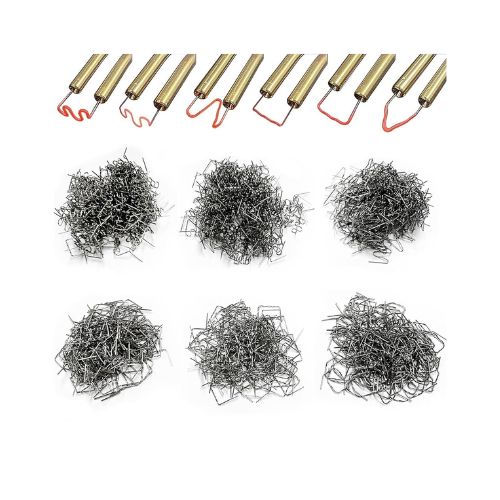 Plastic Welding Staples,6 Types Plastic Welder Staples 0.6 0.8mm Wave Flat Corner Hot Staples for Car Bumper Repair Plastic Welding Staples,6 Types Plastic Welder Staples 0.6 0.8mm Wave Flat Corner Hot Staples for Car Bumper Repair