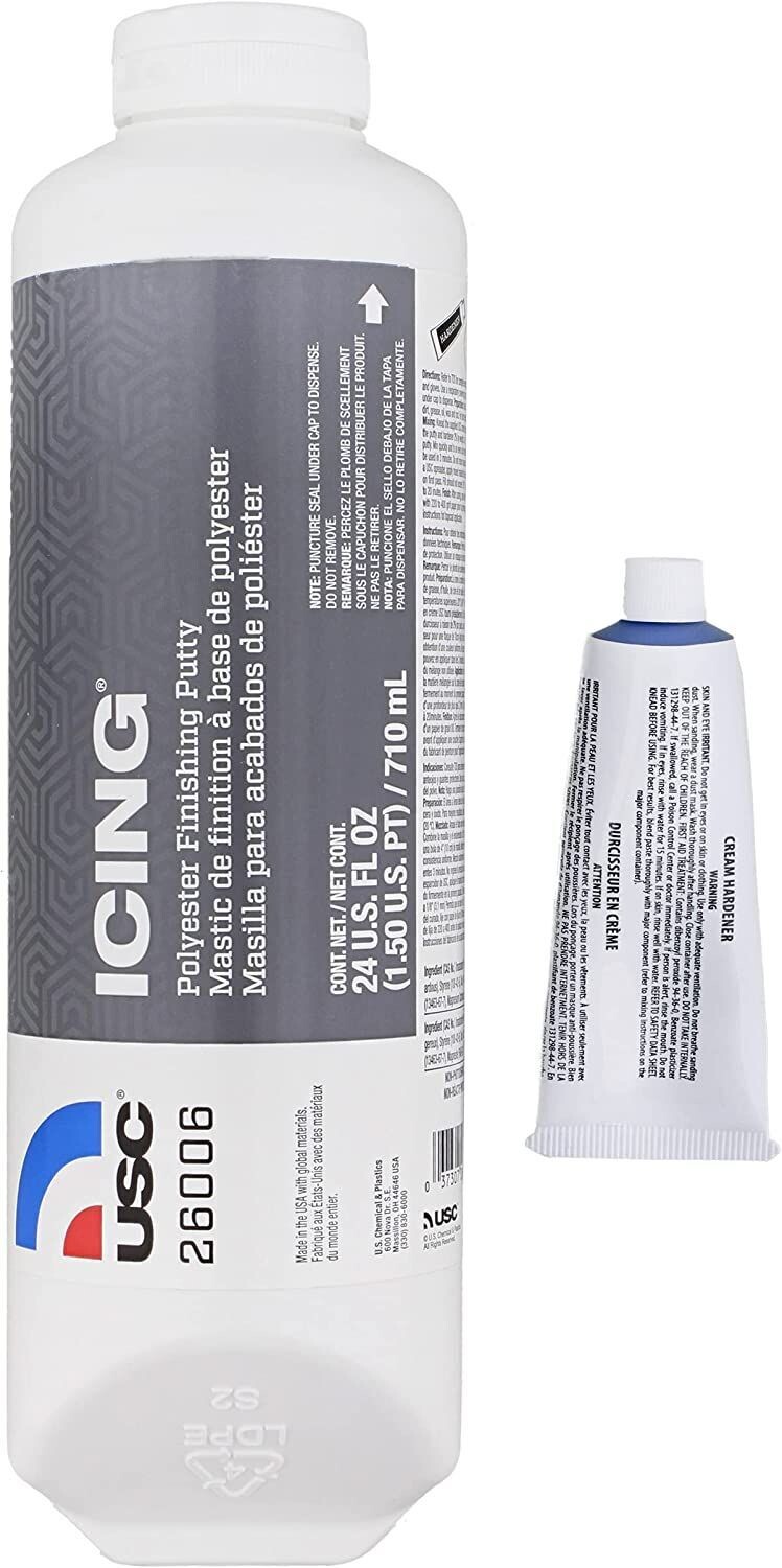 USC Icing 24 oz tube - Glazing & Finishing Filler Putty