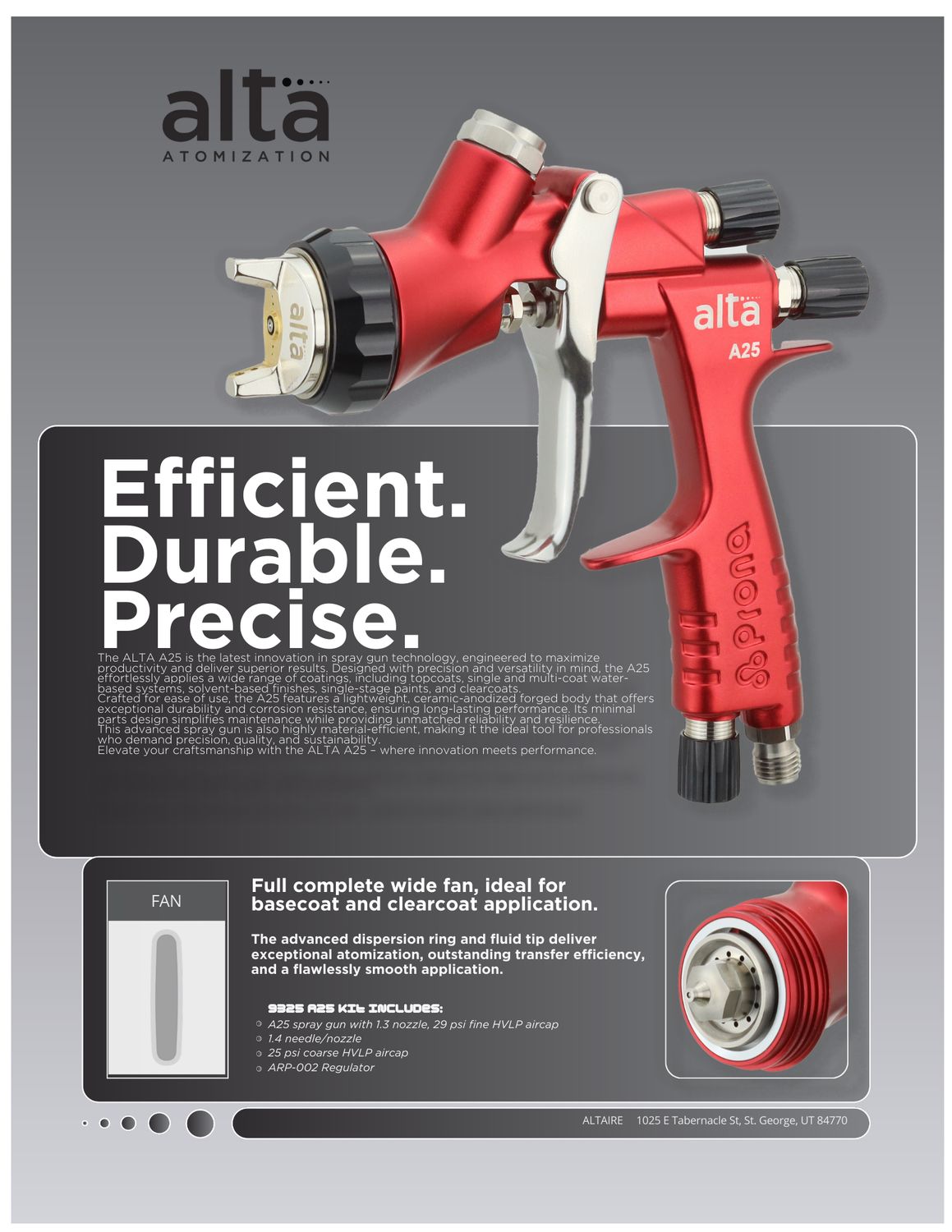 Alta 25 Spray Gun Parts