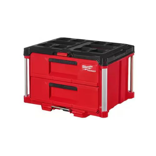 Milwaukee PACKOUT 22 in. 2-Drawer Tool Box with Metal Reinforced Corners