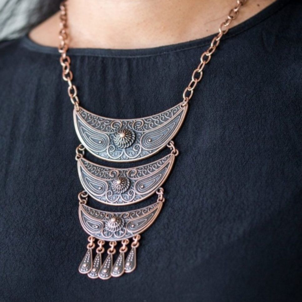 Paparazzi Go Steer Crazy Necklace/Earrings Set