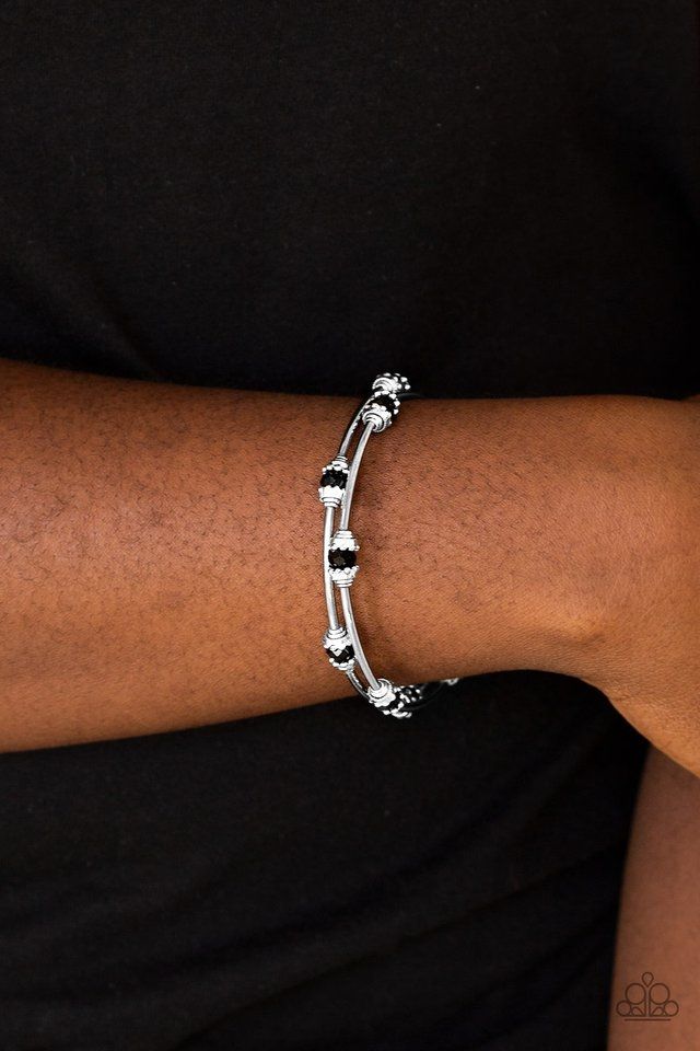 Paparazzi Into Infinity Black Bracelet