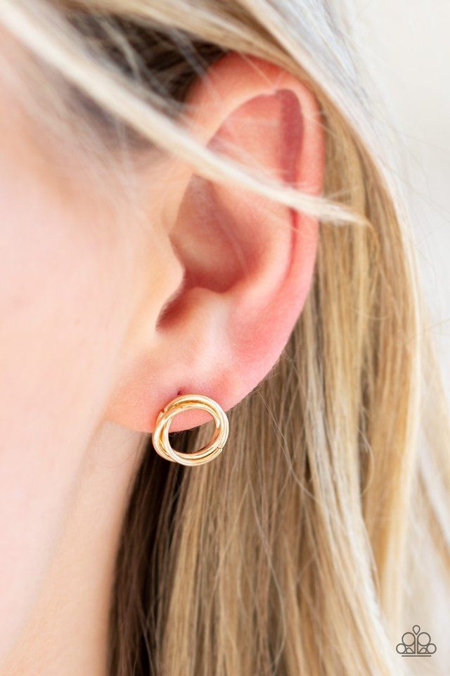 Paparazzi Simple Radiance Gold Post Earrings