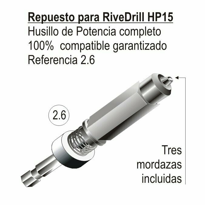 Repuesto Husillo de potencia completo HP15