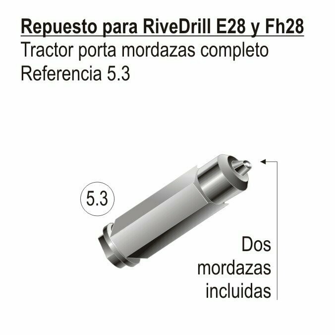 Respuesto tractor porta mordazas completo E28