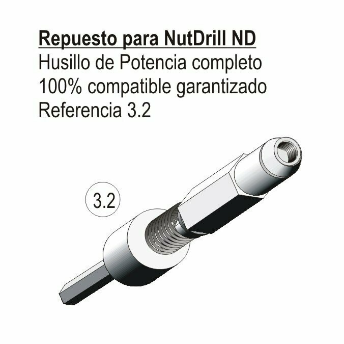 Repuesto Husillo completo NutDrill