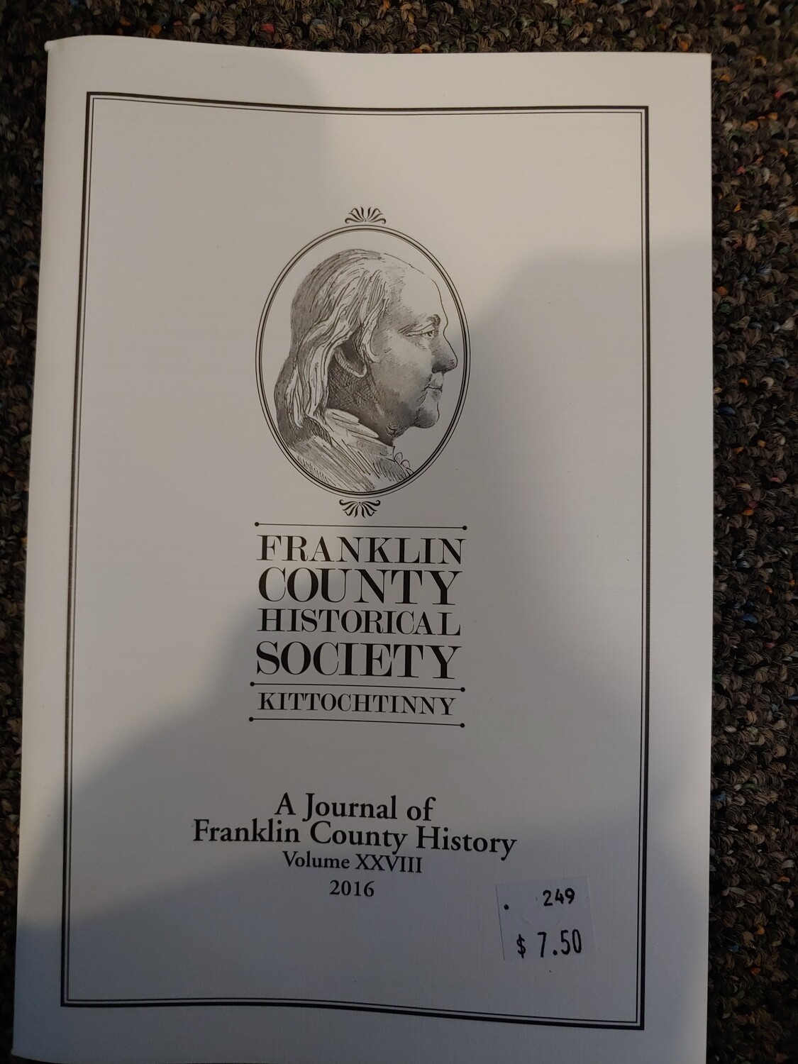 Franklin County Historical Society Journal 2016