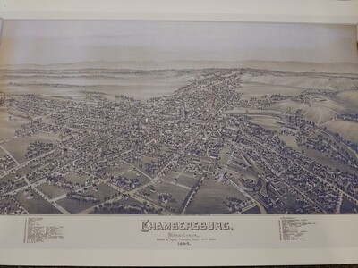 Chambersburg 1894 3D Map