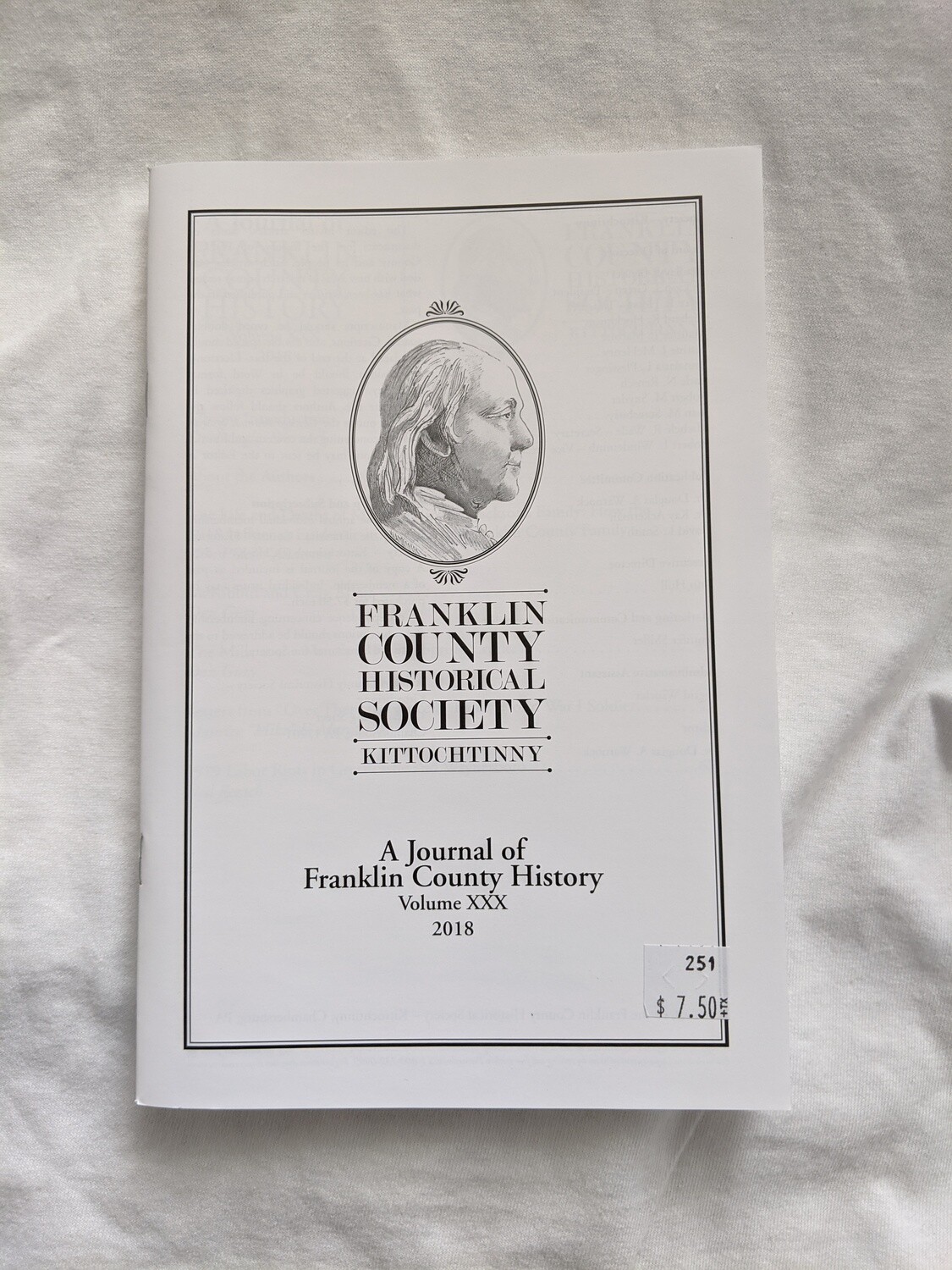 Franklin County Historical Society Journal 2018