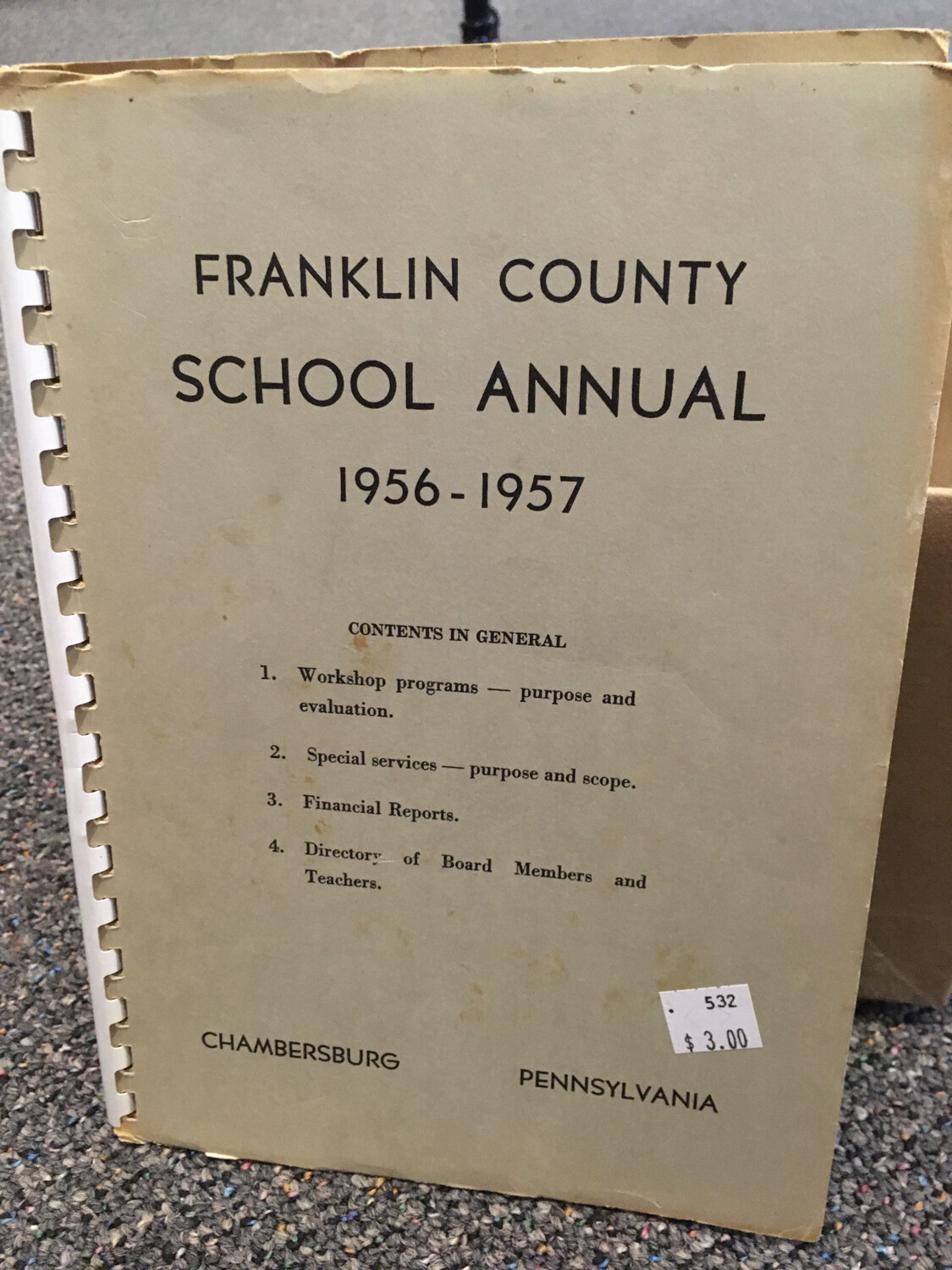 Franklin County School Annual 1956-1957