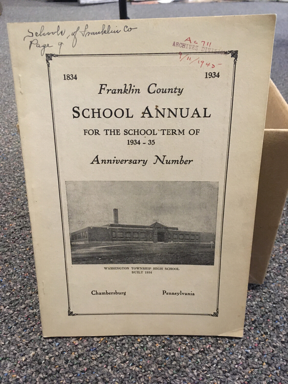 Franklin County School Annual 1934-35