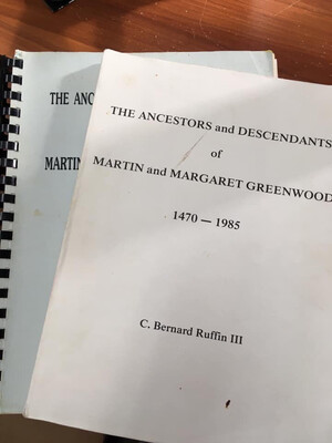 The Ancestors and Descendants of Martin and Margaret Greenwood